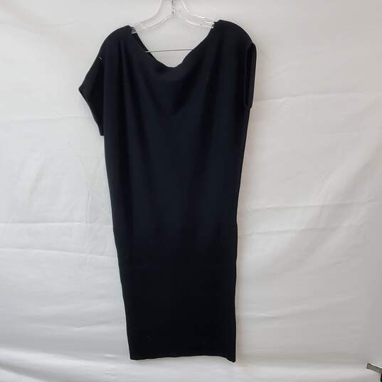 Banana Republic Black Midi Dress Size Medium image number 2