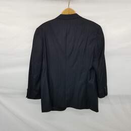 Armani Collezioni Men's Black Wool Suit Jacket alternative image