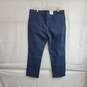 English Factory Blue Cotton Straight Leg Pant MN Size 38x30 NWT image number 2