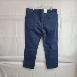 English Factory Blue Cotton Straight Leg Pant MN Size 38x30 NWT alternative image