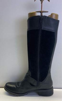 Timberland Earthkeepers Bethel Black Leather Tall Riding Boots Women's Size 7 alternative image