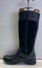 Timberland Earthkeepers Bethel Black Leather Tall Riding Boots Women's Size 7 image number 2