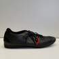 Lacoste Misano Sport 317 Black/Red Leather Casual Shoes Men's Size 13 image number 1