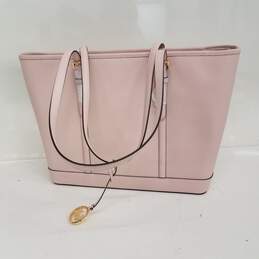 Michel Kors Pink Leather Tote Bag alternative image