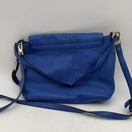 Kate Spade New York Womens Blue Leather Adjustable Strap Crossbody Bag Purse alternative image