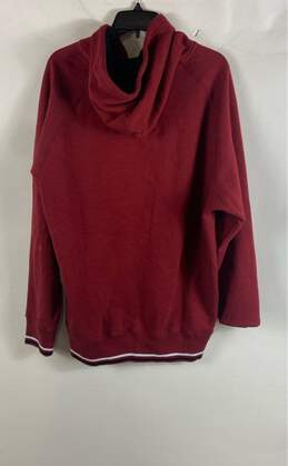 Ecko Unltd Mens Red Long Sleeve Pockets Hooded Full-Zip Sweater Size Large alternative image