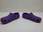 Unisex Crocs Purple Platform Sandals Clogs Sz Mn 6 / Wm 8 image number 1