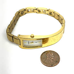Designer Fossil F2 ES-9180 Classic Gold-Tone White Dial Analog Wristwatch