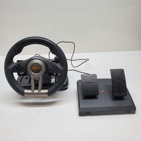 PXN-V3 Pro Racing Wheel and Pedals for Playstation 3, 4, PC, and Switch image number 1