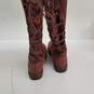 Bionica Red Suede Boots Size 10M image number 4
