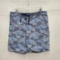 Patagonia MN's 100% Nylon Zip Pocket Blue Wavefarer Board Shorts Size 34 image number 1