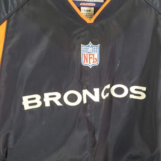 Mens Long Sleeve Denver Broncos Football NFL Jersey Size Large image number 3