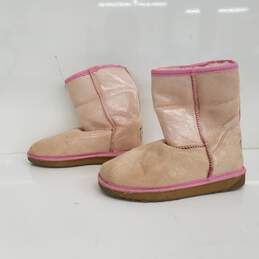 UGG Pink Glitter Boots Size 6