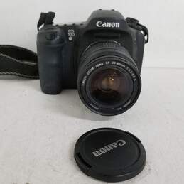 UNTESTED Canon EOS 10D 6.3MP Digital SLR Camera Black 28-80 Lens