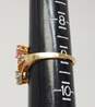 10K Yellow Gold Spinel Sapphire & Topaz Ring 4.1g image number 6