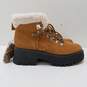 Calvin Klein Kristel Brown Suede Lug Sole Boots Women's Size 7.5 image number 1
