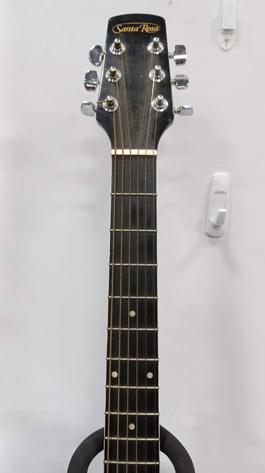 Black Santa Rosa Acoustic Guitar image number 2