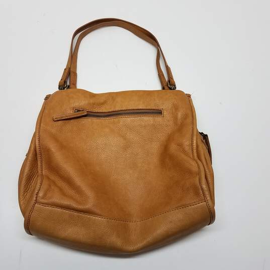 American Leather Co Lenox Triple Entry Satchel image number 2