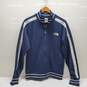 The North Face Jacket Navy Blue with Off-White Strips Mens M image number 1
