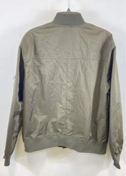 NWT Banana Republic Womens Gray Long Sleeve Full Zip Bomber Jacket Size Large alternative image