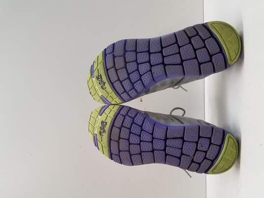 Ryka Sneakers Grey Purple Women's Size 10 image number 5