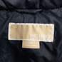 Michael Kors Black Full Zip Long Puffer Hooded Jacket Size S image number 4
