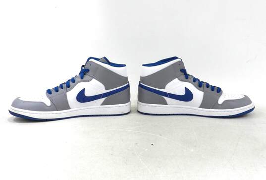 Air Jordan 1 Mid Cement True Blue Men's Shoe Size 12 image number 6