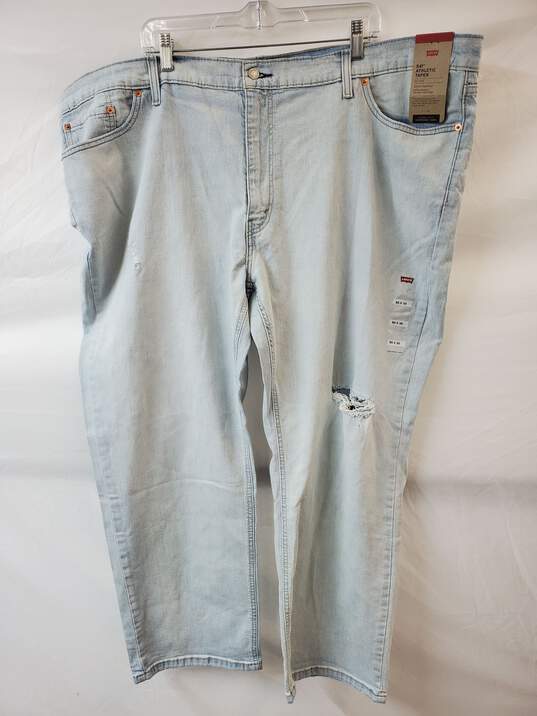 Levi's 541 Athletic Taper Light Blue Jeans Size W50 X L30 image number 1