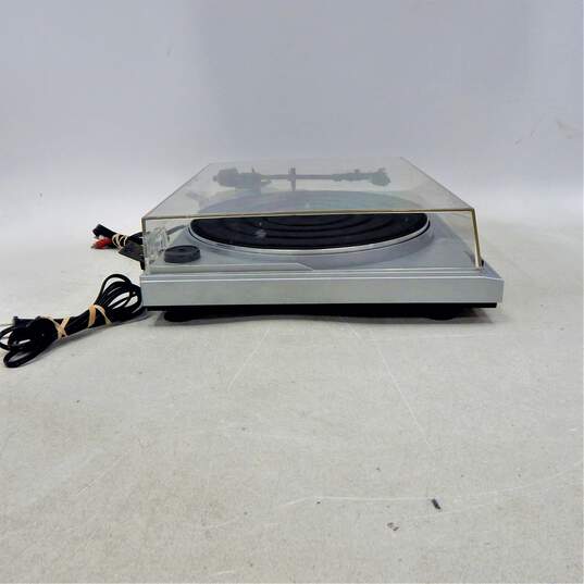 VNTG Toshiba Model SR-B2L Belt Drive Automatic Turntable w/ Cables (Parts and Repair) image number 3