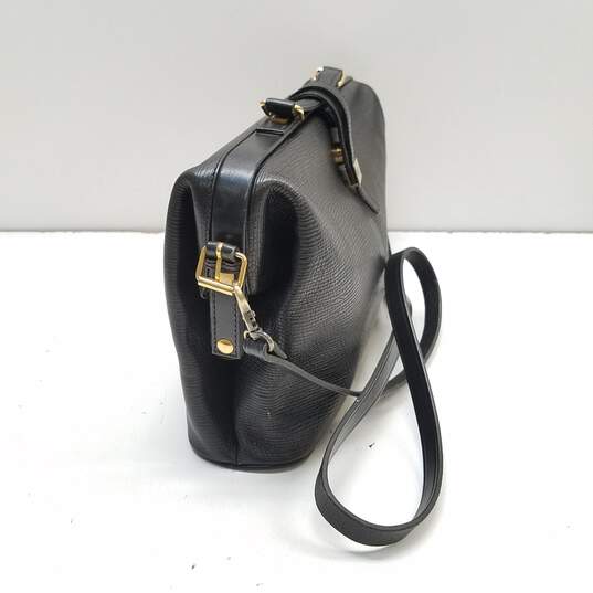 Buy the Amalee Vintage Leather Doctor Bag Black