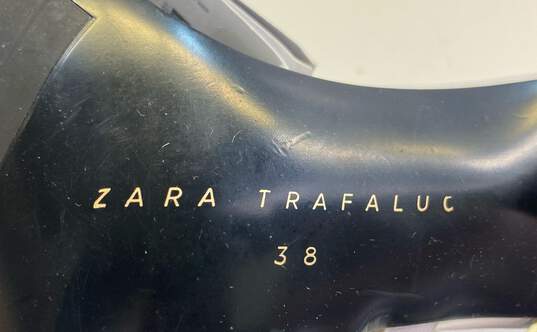 Zara Studded Mule Heels Size 7 White image number 7