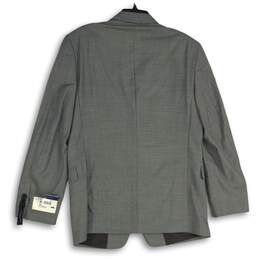 NWT Tommy Hilfiger Mens Gray Notch Lapel Single Breasted Two-Button Blazer Sz 40 alternative image