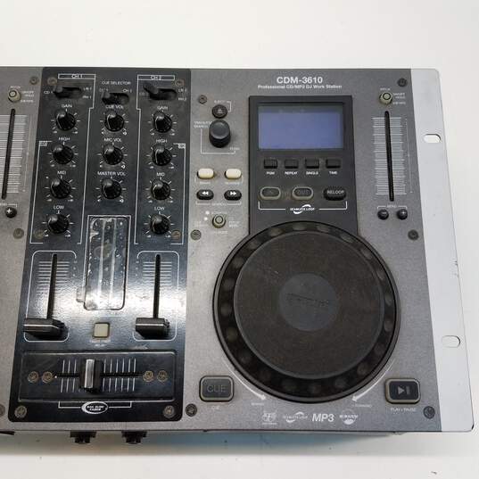Gemini CDM-3610 DJ Mixer Dual MP3/CD Scratch Mixing Console image number 5
