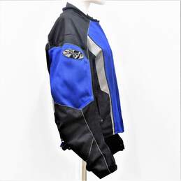 Joe Rocket Black Blue Motorcycle Racing Jacket Men's Size Small alternative image
