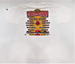 Vintage 1998 Chicago Bulls 6 Time NBA Champions Pro Shirt NWT Sz L alternative image