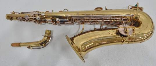 Antique 1920's Evette & Schaeffer by Buffet Crampon a Paris Alto Saxophone w Case and Accessories (Parts and Repair) image number 3