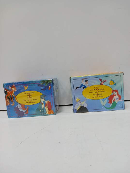 Vintage 1990's Treasury of Disney Set of 2 Book Box Sets Sealed Original Packaging image number 3