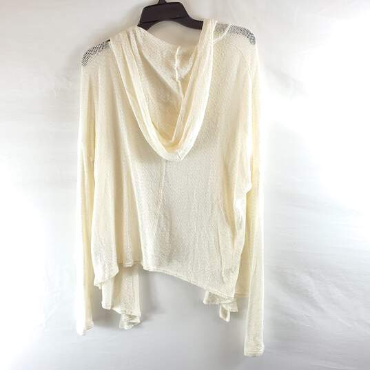 Abercrombie & Fitch Women Ivory Knit Cardigan XS NWT image number 2