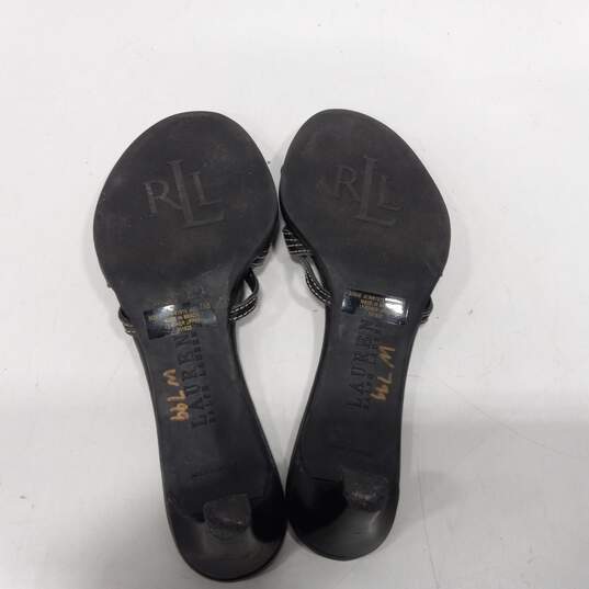 Lauren Ralph Lauren Sosie Women's Black Sandals Size 7.5 image number 5