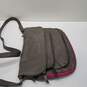 Juicy Couture Olive Green Leather Fold Over Flap Zip Medium Shoulder Crossbody Bag image number 5