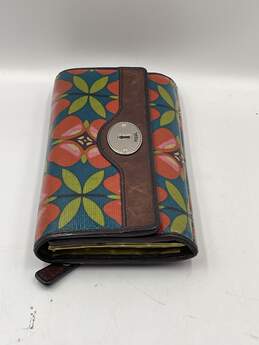 Womens Multicolor Floral Leather Inner Pockets Trifold Wallet W-0552170-I alternative image