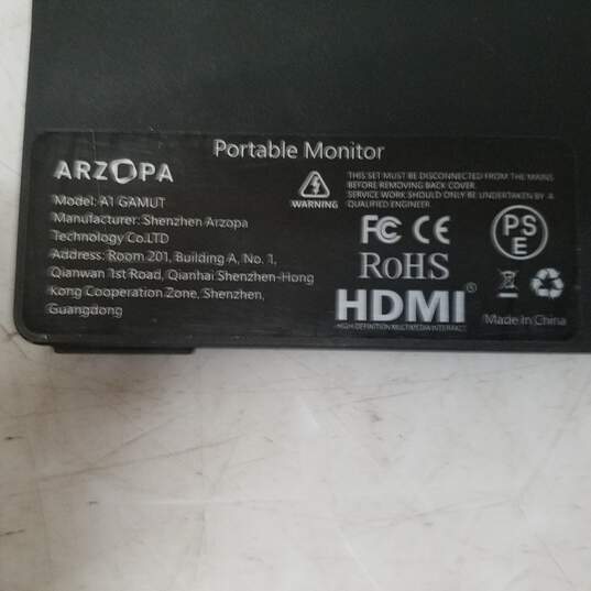 ARZOPA A1 GAMUT 15.6 inch FHD IPS portable external monitor with case - Untested image number 5