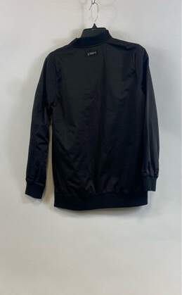 NWT Bernardo Womens Black Long Sleeve Full Zip Boyfriend Bomber Jacket Size S alternative image