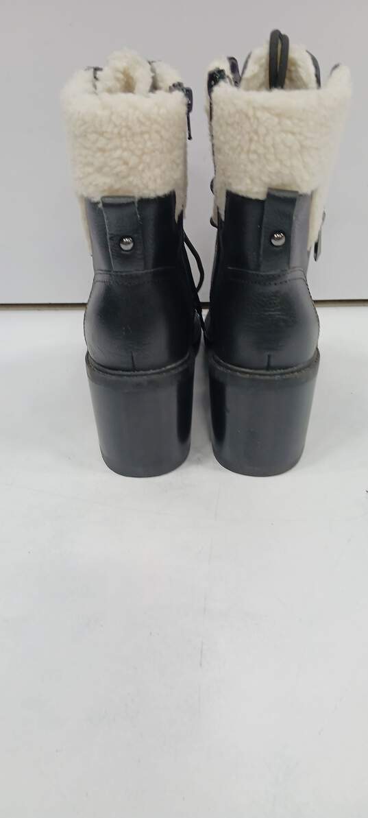 Marc Fisher Women's Black/White Boots Size 8.5 image number 2