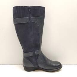 Clarks Whistle Whey Woven Leather Boots Black 6 alternative image