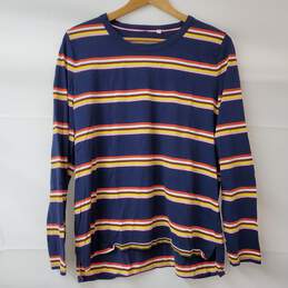 Boden LS Multicolor Striped Cotton Shirt Women's 14
