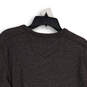 Mens Purple Waffle Knit Long Sleeve Crew Neck Pullover Sweater Size Large image number 4