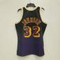 Mitchell & Ness Hardwood Classics Men's L.A. Lakers Magic Johnson 1984-85 Gradient Black/Purple Jersey Sz. L image number 2