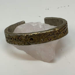 Designer Patricia Locke Gold-Tone Rhinestone Adjustable Cuff Bracelet alternative image