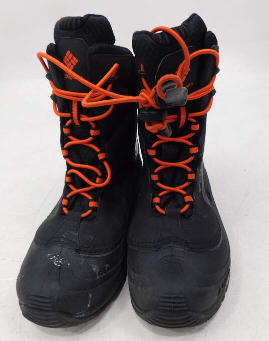 Columbia Bugaboot Snow Boot Size 6 Black and Orange image number 3